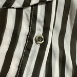 Cotton Express  women’s size 1X long sleeve striped sheer hunter green blouse NWT Photo 5