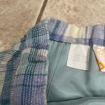 Pendleton Women's 2 Piece Plaid Wool Blazer Skirt Set Size 12 Blue Purple plaid Photo 1