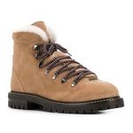 Valentino Garavani Valentino Trekking shearling-lined suede combat hiking ankle boot IT 40 US 10 Photo 0