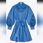 Maje  Rebello cotton and guipure lace skater dress sz 42 Photo 4