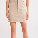 Good American  Sand004 Fit For Success Denim Utility Dress Size Small Photo 0