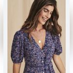 Faherty  Orinda Floral Maxi Dress in Monsserat Border Size Small Photo 3