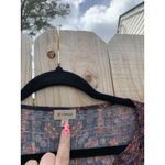 Daniel Cremieux Cremieux Boho Sheer Geometric floral Bell Sleeve Top Blouse Size‎  small blue Photo 4