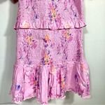 Love Shack Fancy  Jarrah Dress Royal Pink Berry Large NWT Photo 13