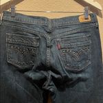 Levi's Levi’s Women’s 515 Jeans Bootcut Size 10 Short Darker Wash Studded Pockets Photo 6