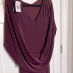 Betsy and Adam NWT Miriam Jersey Draped Back Gown Photo 4