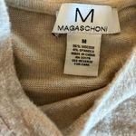 Magaschoni  Oatmeal Balloon Sleeves Sweater M Photo 5