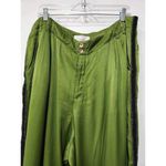 Anthropologie Diandra Green Satin Pleated Joggers Size 16. B-3 Photo 8