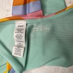 Aerie Striped Cheeky High Cut Bikini Bottom in Multicolor Size XS Photo 4
