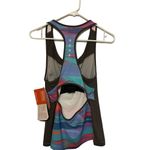 Merrell NEW  striped workout running tank striped cut out back size medium. Photo 1