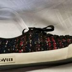Sea Vees Lace Up Low Top Sequin Fashion Sneakers Tweed Multi-color Womens Sz 6 Photo 8