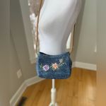 Rosetti Vintage  Blue Floral Raffia Mini Bag Deadstock New With Tags Photo 4