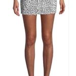 Current/Elliott 5-Pocket Leopard-Print Denim Skirt Photo 0