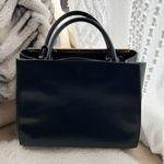 Charles and Keith  Black Top Handle Large Work Handbag with Crossbody Strap EUC Photo 3