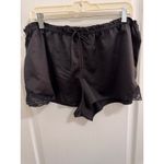 Black Lace Trim Cami and Shorts Pajama Set Women's Lingerie Loungewear Size XL Photo 12