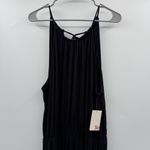 SO Kohl's‎  Black Sleeveless Stretchy Knit Side Slit Maxi Dress Sz XL NEW Photo 1