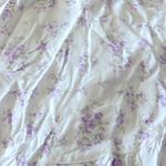 Hollister  Floral Print Wrap Front Romper in White/Purple, NET, Size S Photo 10