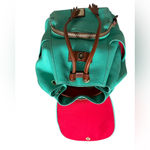 Dooney & Bourke Murphy Backpack Large Pebbled Leather Aqua $438 Retail NWOT Photo 3
