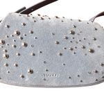 YUZEFI Dinner Roll Studded Handle Bag Light Blue NWOT Photo 4