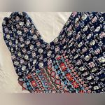 Umgee  Boho Babydoll Patterned Festival Dress L Photo 5