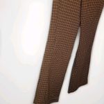 Free People Women's Jana Flare Trousers Plaid Houndstooth Pants 6 Retro Boho Photo 5