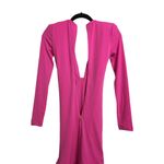 Nookie Envy Mini Dress Neon Pink Bodycon V Neck Twist Valentine's Day S New Photo 4