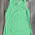 Nike ‎ Y2K Women's Tee Green Dri Fit Athletic Workout Tank Top - Size L Photo 0