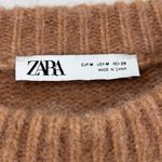 ZARA Women's Brown Crew Neck Sweater Photo 1
