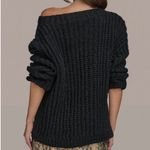 Donna Karan  - OPEN STITCH DOLMAN SWEATER Photo 3