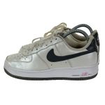 Nike  Air Force 1 Pewter‎ Pearl Metallic Low Wedding Sneaker Women's Size 8 Photo 1