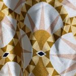 House of Harlow 1960 Wo size Large Gold and Cream Patterned Button front Blouse Photo 4