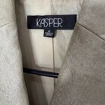 Kasper Vintage  Women's 2 Piece Dress Set Jacket Dress Gold Metallic Sheen Size 4 Photo 8