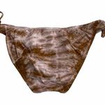 Lucky Brand Vintage 90’s:  ❤︎ Side Tie Floral Tie Dye Bikini Bottoms ❤︎ Pink Tan Photo 4