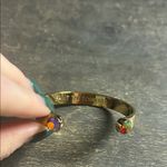 Kate Spade  “Paint the Town Red” Gold Bangle with Iridescent Red Accents Photo 1