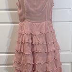 Chloé Chloe pansy pink tiered ruffles dress 4-6 Photo 0