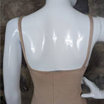 LULU'S Bodycon Mini Dress‎ Tan Bateau Spaghetti Straps Size Small Photo 5