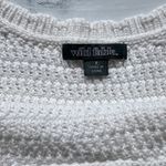 Wild Fable #17  Y2K Sweater Tank in Almond Hibiscus Print Photo 4