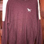 PINK - Victoria's Secret Maroon Jersey Sweater Photo 0