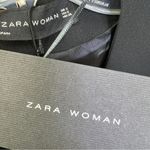 ZARA  Woman USA Small lined Open Front Jacket with Faux Pockets & Bell Sleeves Photo 8