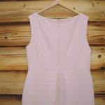 Mac Duggal 11853 Pink Crepe Sleeveless Midi Dress With Flower Beading Photo 12