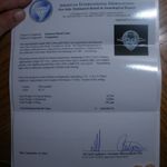 Womens Vintage Beautiful 14KT WHITE GOLD 2.17ct AQUAMARINE & DIAMOND RING SIZE 9 Blue Photo 7