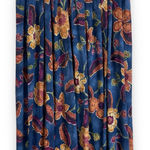 Alfred Dunner Vintage Floral Skirt Batik Sz 12 Midi Flowy Hippie Crinkly Fabric Photo 0