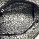 Miss Me  Y2K Black Silver Handbag Shiny Bowler Saddle Lock Key Charms GUC 2000s Photo 5