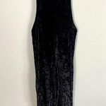 Urban Outfitters  Black Velvet Velour Crop Overalls Jumpsuit Photo 0