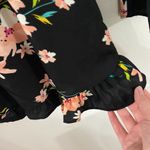 Urban Outfitters Pins & Needles floral keyhole back ruffled long sleeve size S Photo 8