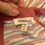 Monteau  super cute pink striped sleeveless maxi dress GUC Photo 3