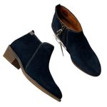 Pikolinos Womens Navy Blue Suede Zip Up Ankle Boots Size 36 Photo 0