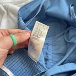 Free People  Blue Swan Song Ruched Cami Tank Top NWOT Womens Small S Photo 7