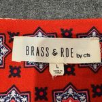 Brass & Roe Boho Long Sleeve Dress Size L Red Size L Photo 7
