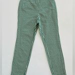 A New Day Green and White Ankle Pants Size 8 Photo 1